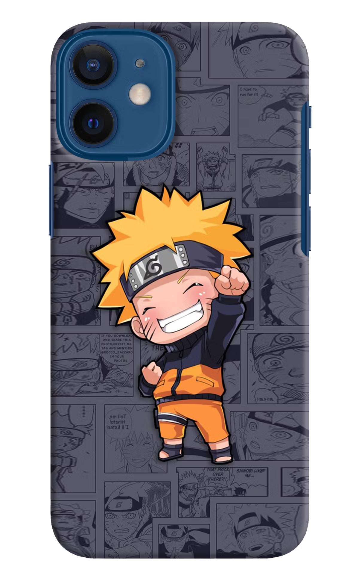 Chota Naruto iPhone 12 Mini Hard Case Back Cover by Casekaro