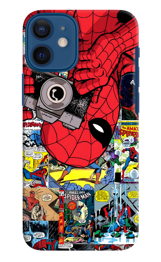 Spider Man iPhone 12 Mini Hard Case Back Cover by Casekaro