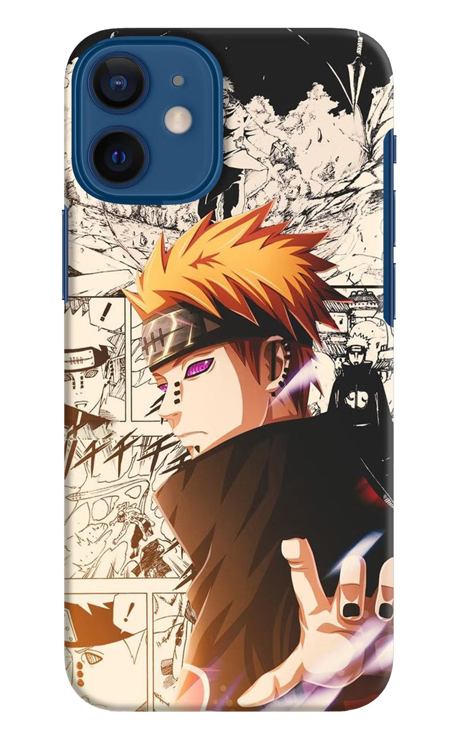Pain Anime iPhone 12 Mini Back Cover, Hard case