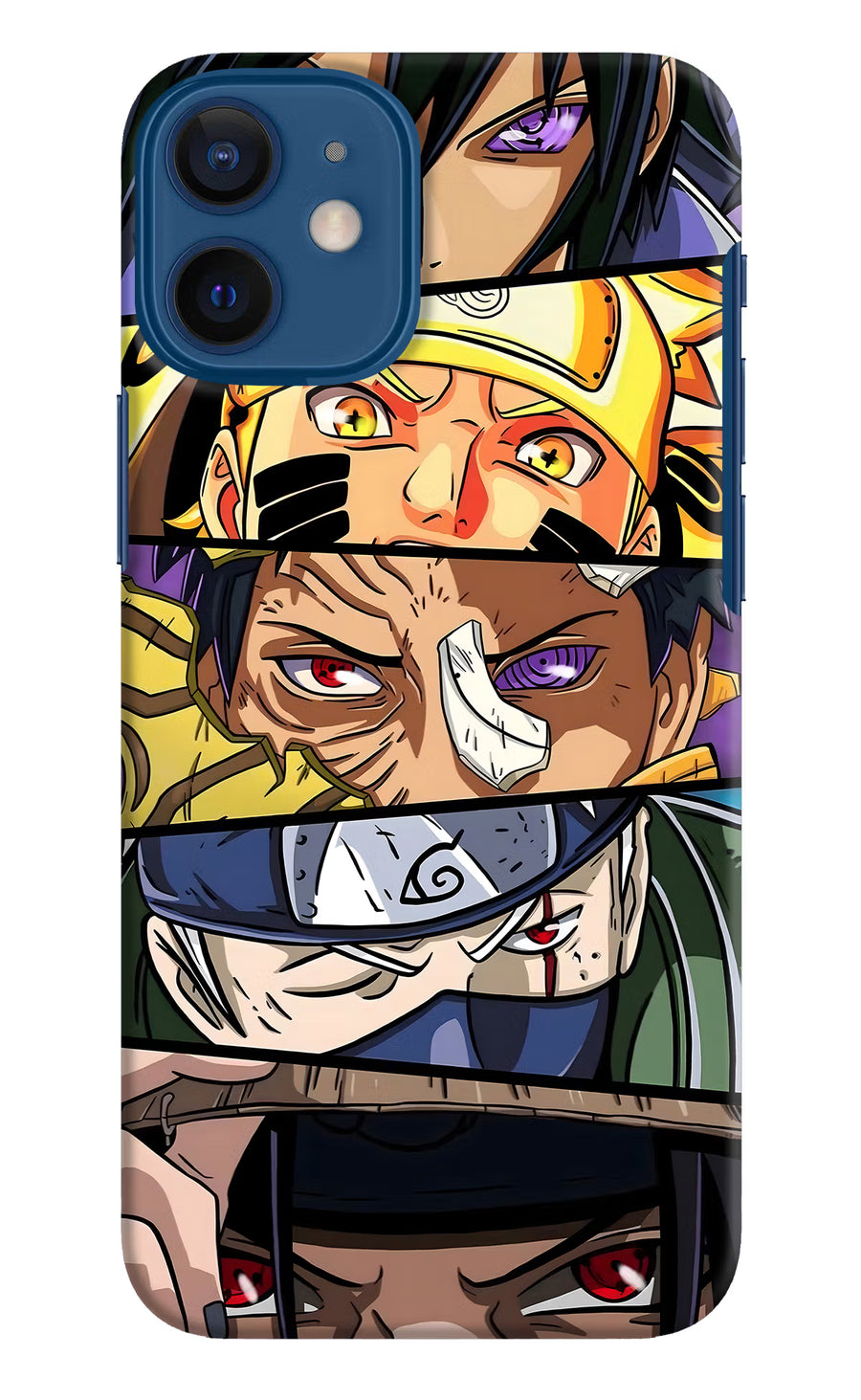 Naruto Character iPhone 12 Mini Back Cover, Hard case