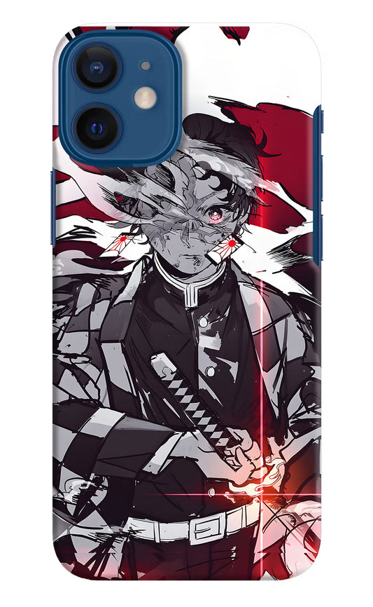 Demon Slayer iPhone 12 Mini Hard Case Back Cover by Casekaro