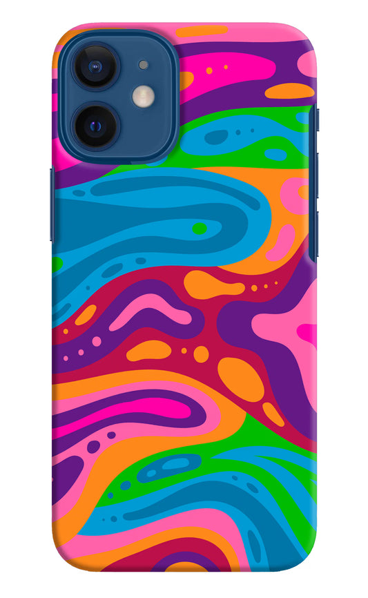 Trippy Pattern iPhone 12 Mini Hard Case Back Cover by Casekaro