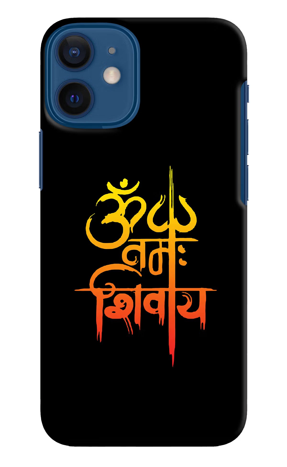 Om Namah Shivay iPhone 12 Mini Hard Case Back Cover by Casekaro