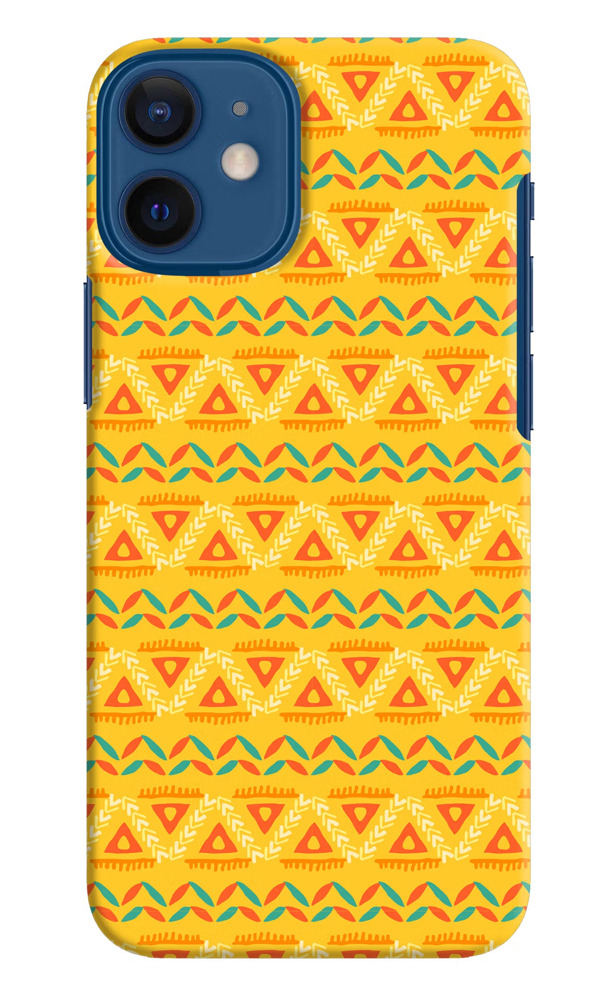 Tribal Pattern iPhone 12 Mini Hard Case Back Cover by Casekaro