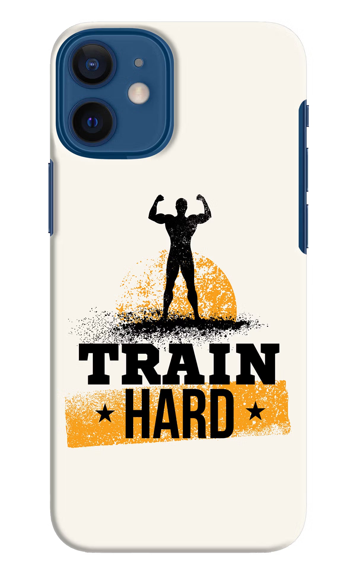 Train Hard iPhone 12 Mini Hard Case Back Cover by Casekaro