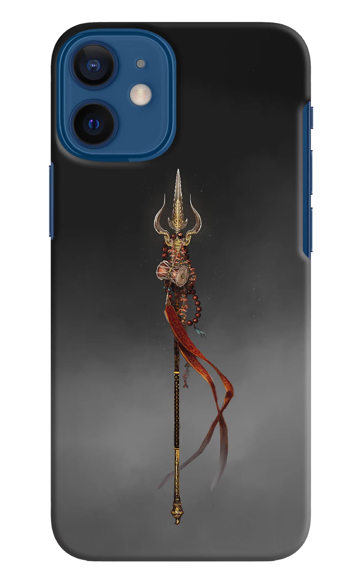 Shiv Trishul iPhone 12 Mini Hard Case Back Cover by Casekaro