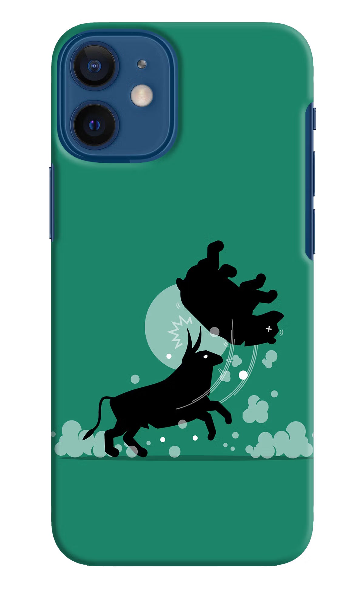 Bull Conqueror iPhone 12 Mini Hard Case Back Cover by Casekaro
