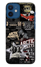 Arctic Monkeys iPhone 12 Mini Hard Case Back Cover by Casekaro