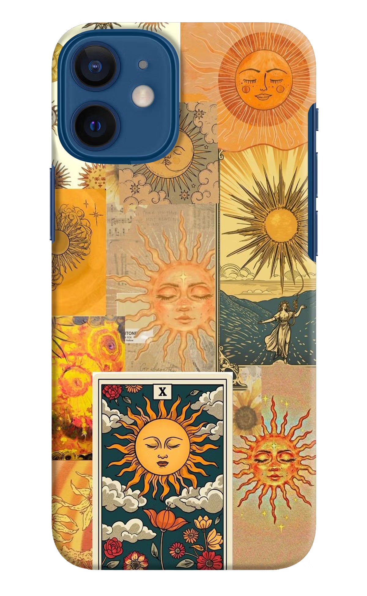 Sun iPhone 12 Mini Hard Case Back Cover by Casekaro