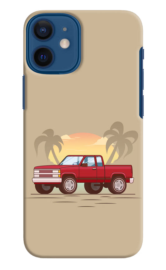 Desert Classic Drive iPhone 12 Mini Hard Case Back Cover by Casekaro