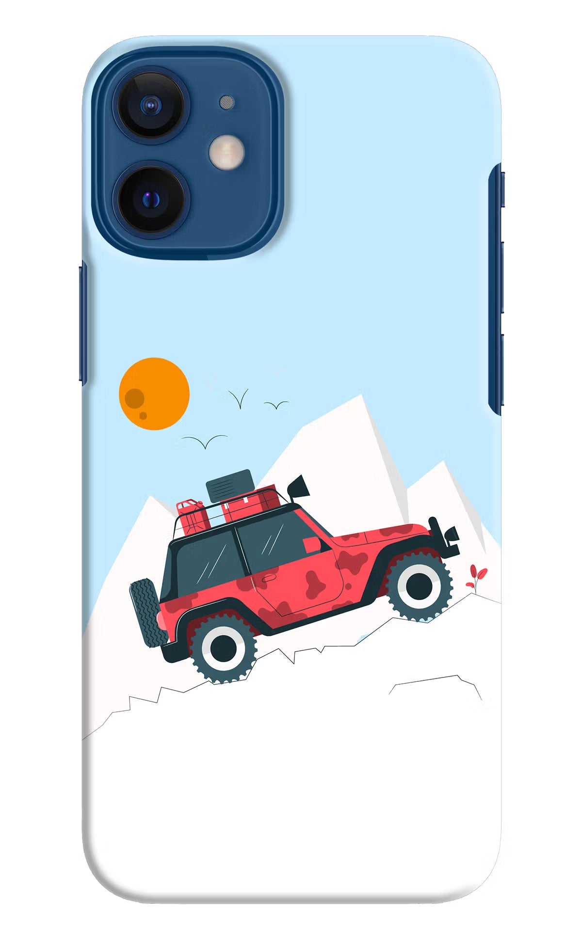 Mountain Trail Beast iPhone 12 Mini Hard Case Back Cover by Casekaro