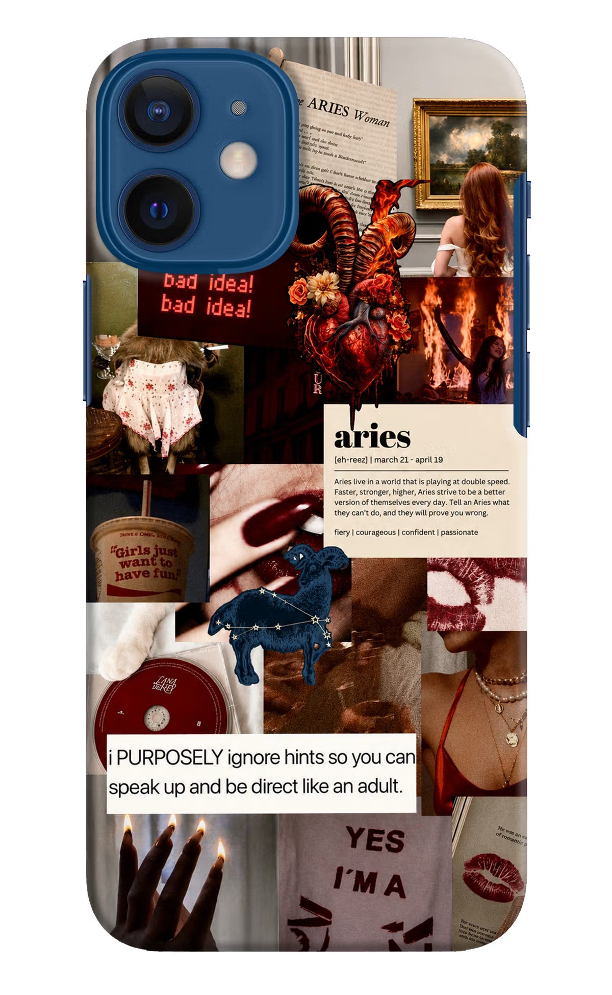 Zodiac Aries iPhone 12 Mini Back Cover