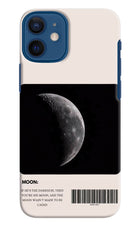 Moon Phase iPhone 12 Mini Hard Case Back Cover by Casekaro