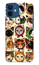 Cool Cat iPhone 12 Mini Hard Case Back Cover by Casekaro