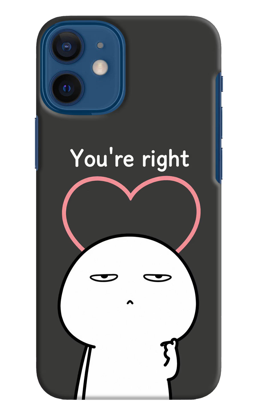 You're Right iPhone 12 Mini Back Cover, Hard case