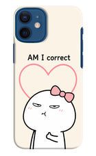 Always Right iPhone 12 Mini Hard Case Back Cover by Casekaro