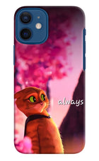 Always Cat iPhone 12 Mini Hard Case Back Cover by Casekaro