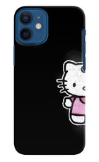 Kitty Charm iPhone 12 Mini Hard Case Back Cover by Casekaro