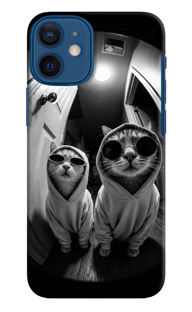 Hood Cats iPhone 12 Mini Hard Case Back Cover by Casekaro