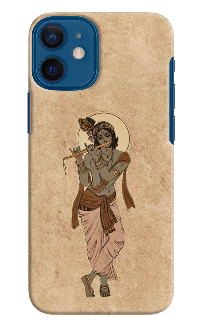 Krishna iPhone 12 Mini Hard Case Back Cover by Casekaro