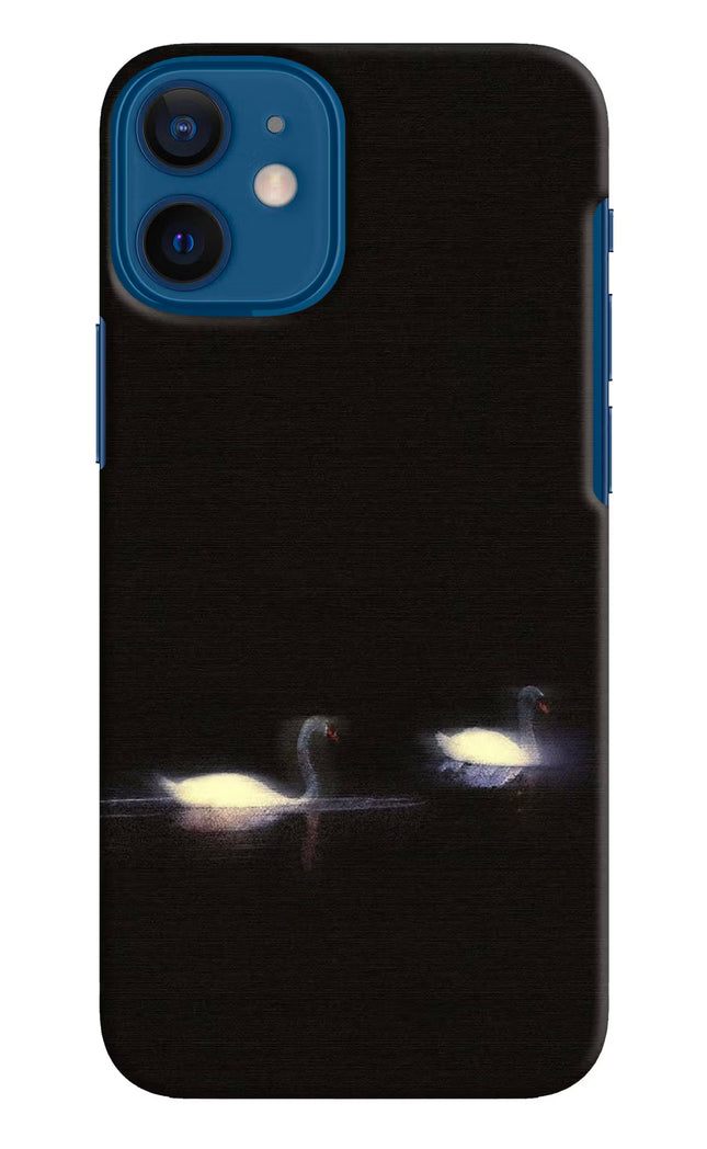 Silent Swans iPhone 12 Mini Hard Case Back Cover by Casekaro