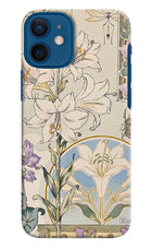 White Lily iPhone 12 Mini Hard Case Back Cover by Casekaro