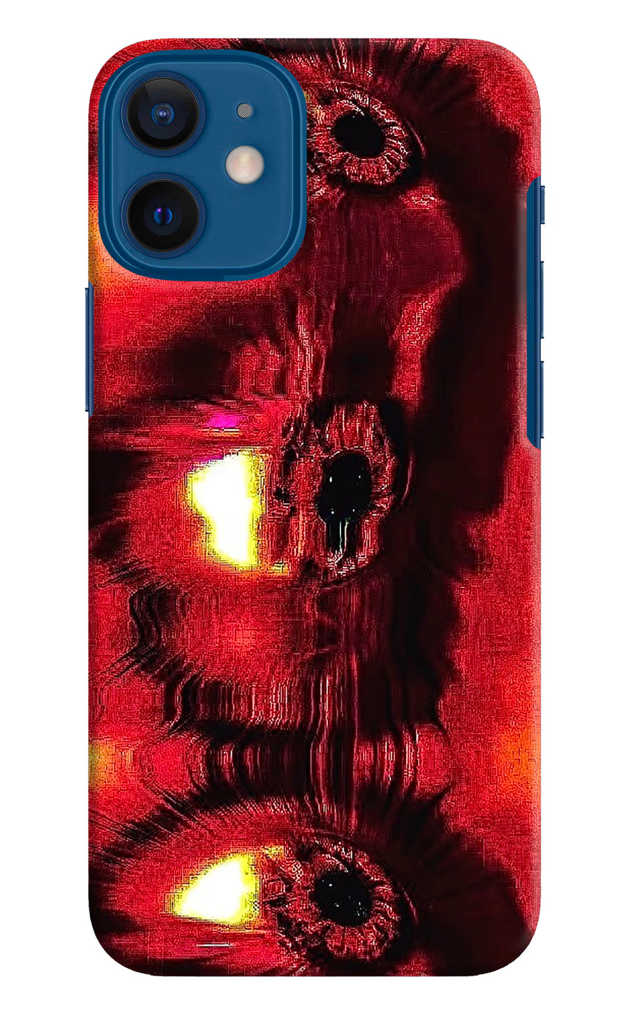 Fire Eye iPhone 12 Mini Back Cover, Hard case