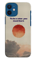 Pixel Sun iPhone 12 Mini Hard Case Back Cover by Casekaro