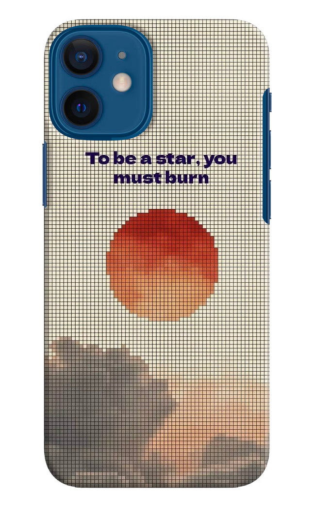 Pixel Sun iPhone 12 Mini Hard Case Back Cover by Casekaro