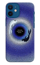 Dark Koi iPhone 12 Mini Hard Case Back Cover by Casekaro