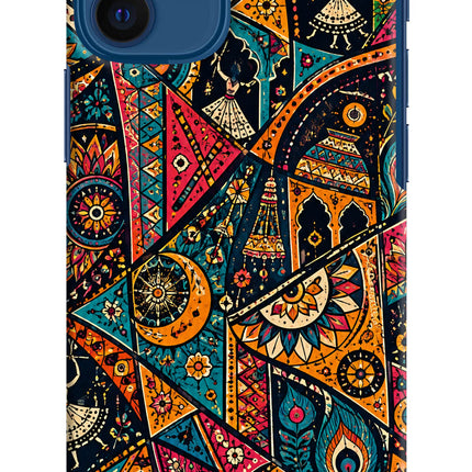 Folk Print iPhone 12 Mini Back Cover