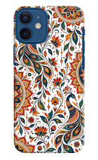 White Mayura iPhone 12 Mini Hard Case Back Cover by Casekaro