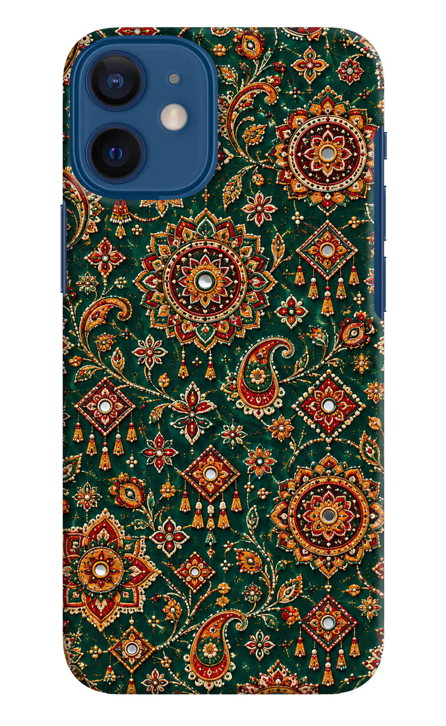 Green Pataka iPhone 12 Mini Back Cover, Hard case