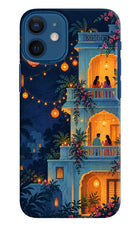 Balcony Glow iPhone 12 Mini Hard Case Back Cover by Casekaro