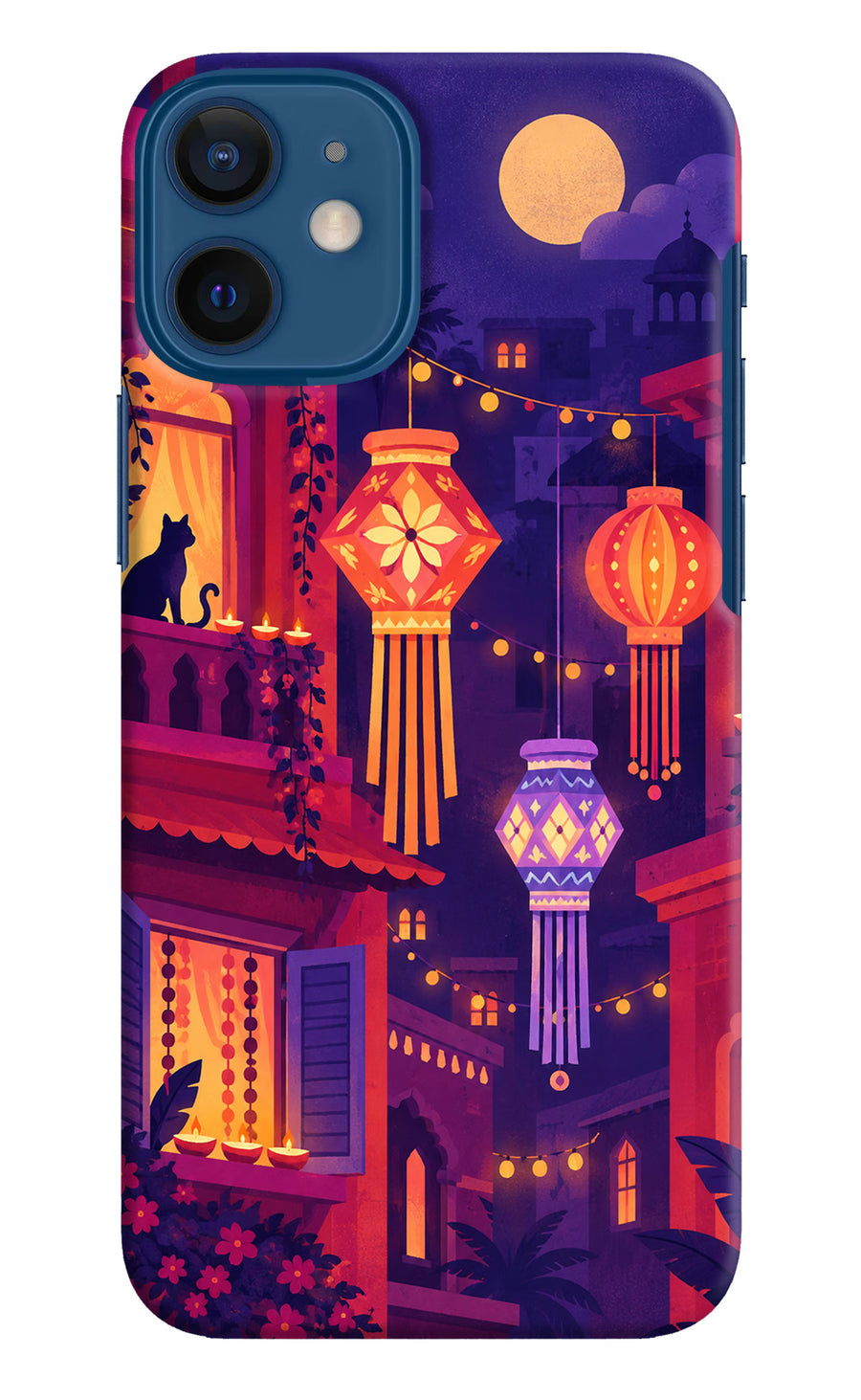 Lantern Lane iPhone 12 Mini Back Cover, Hard case