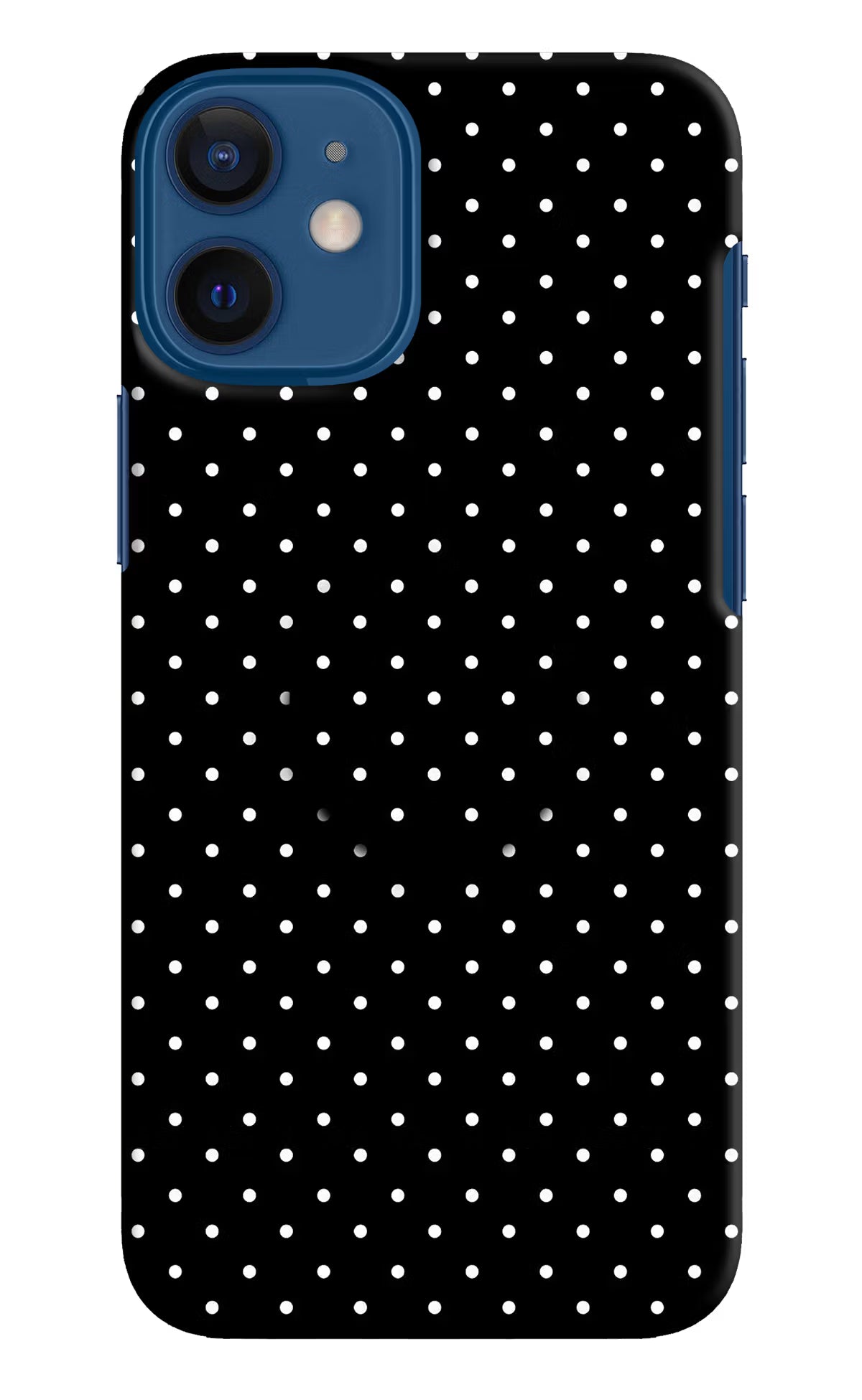 White Dots iPhone 12 Mini Pop Case by Casekaro