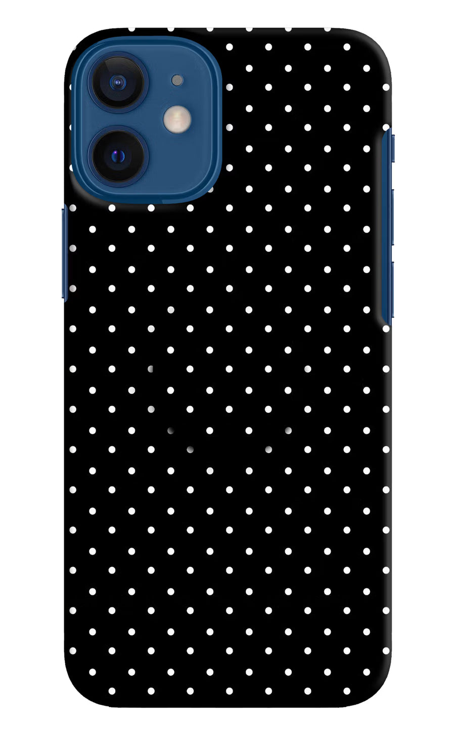 White Dots iPhone 12 Mini Pop Case, Hard case
