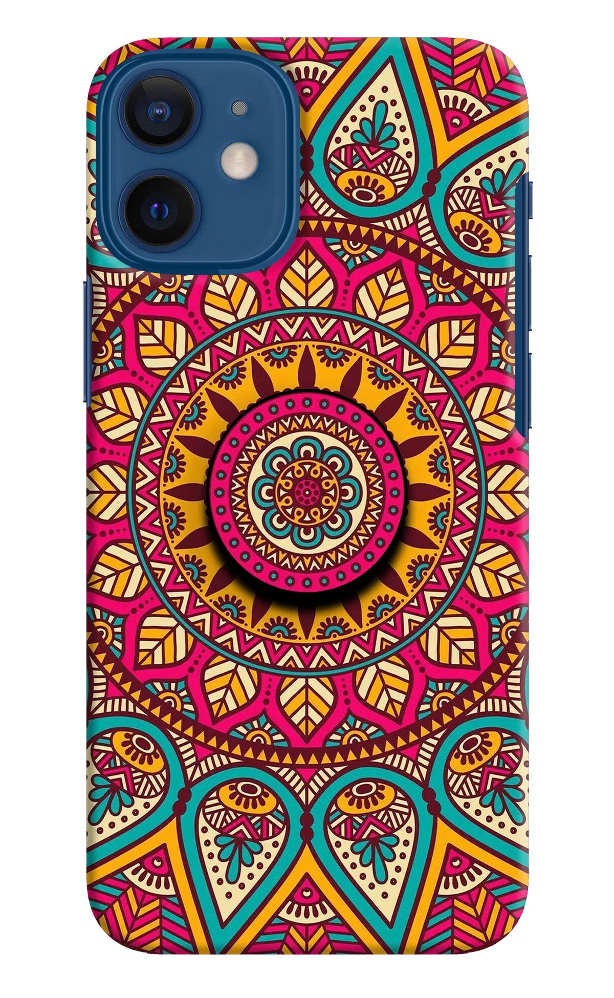 Mandala iPhone 12 Mini Pop Case by Casekaro
