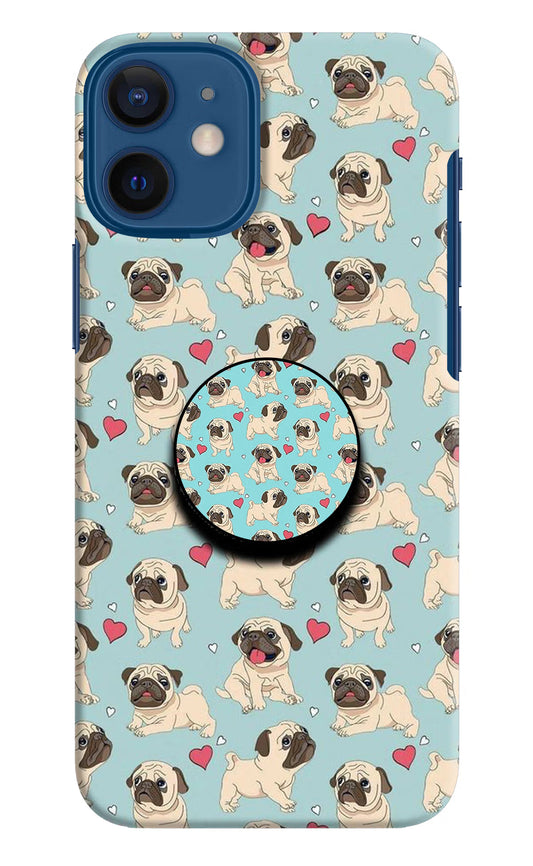 Pug Dog iPhone 12 Mini Pop Case by Casekaro