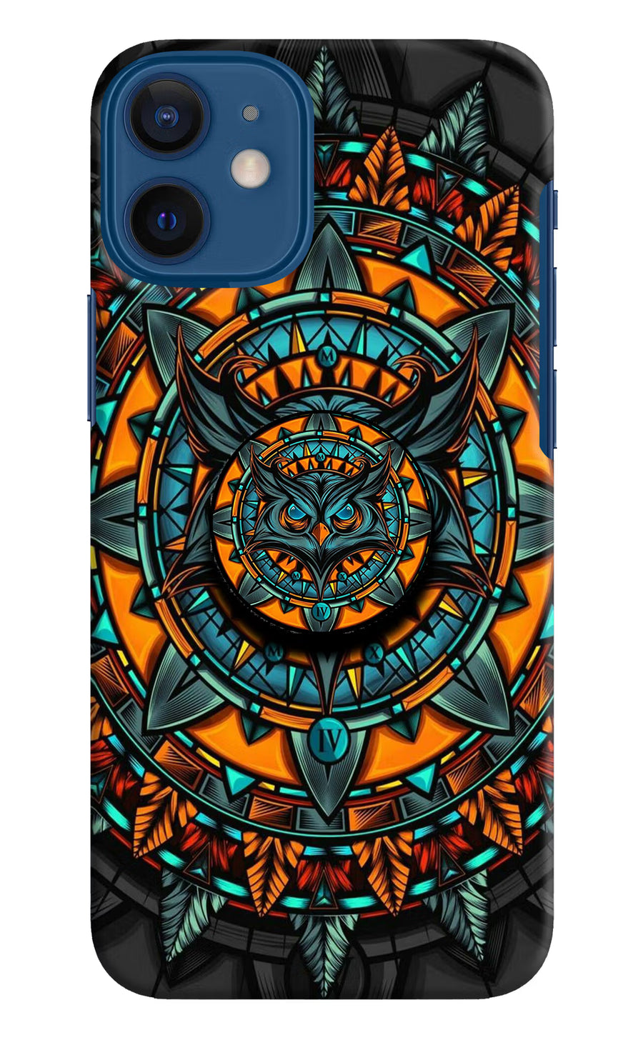 Angry Owl iPhone 12 Mini Pop Case, Hard case