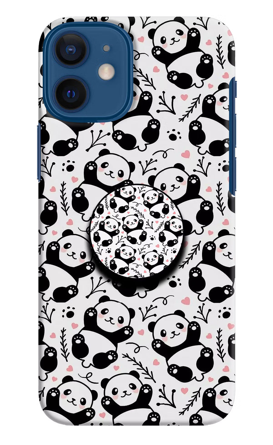 Cute Panda iPhone 12 Mini Pop Case, Hard case
