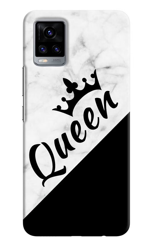 Queen Vivo V20 Hard Case Back Cover by Casekaro