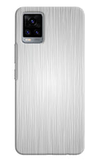 Wooden Grey Texture Vivo V20 Hard Case Back Cover by Casekaro