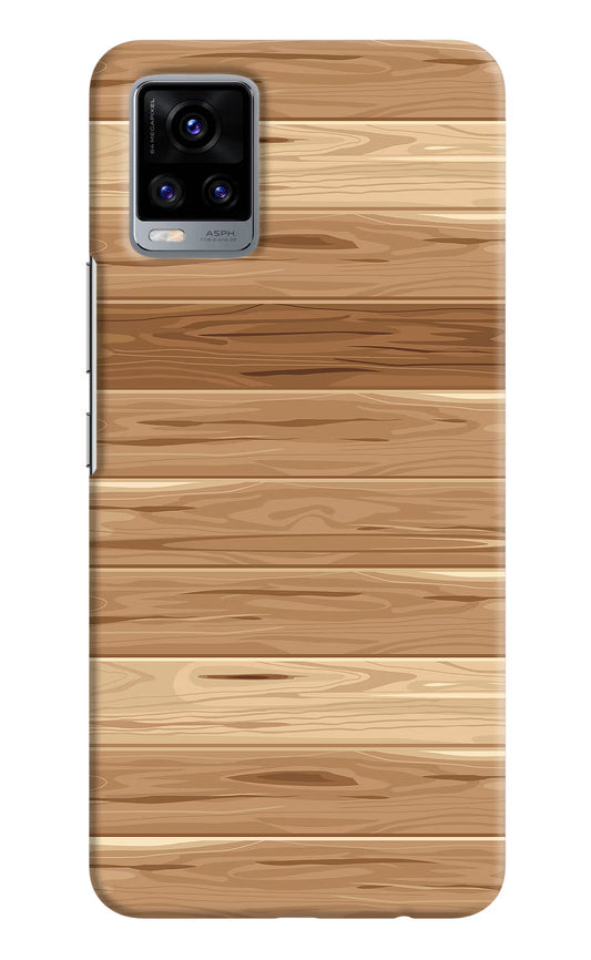 Wooden Vector Vivo V20 Hard Case Back Cover by Casekaro