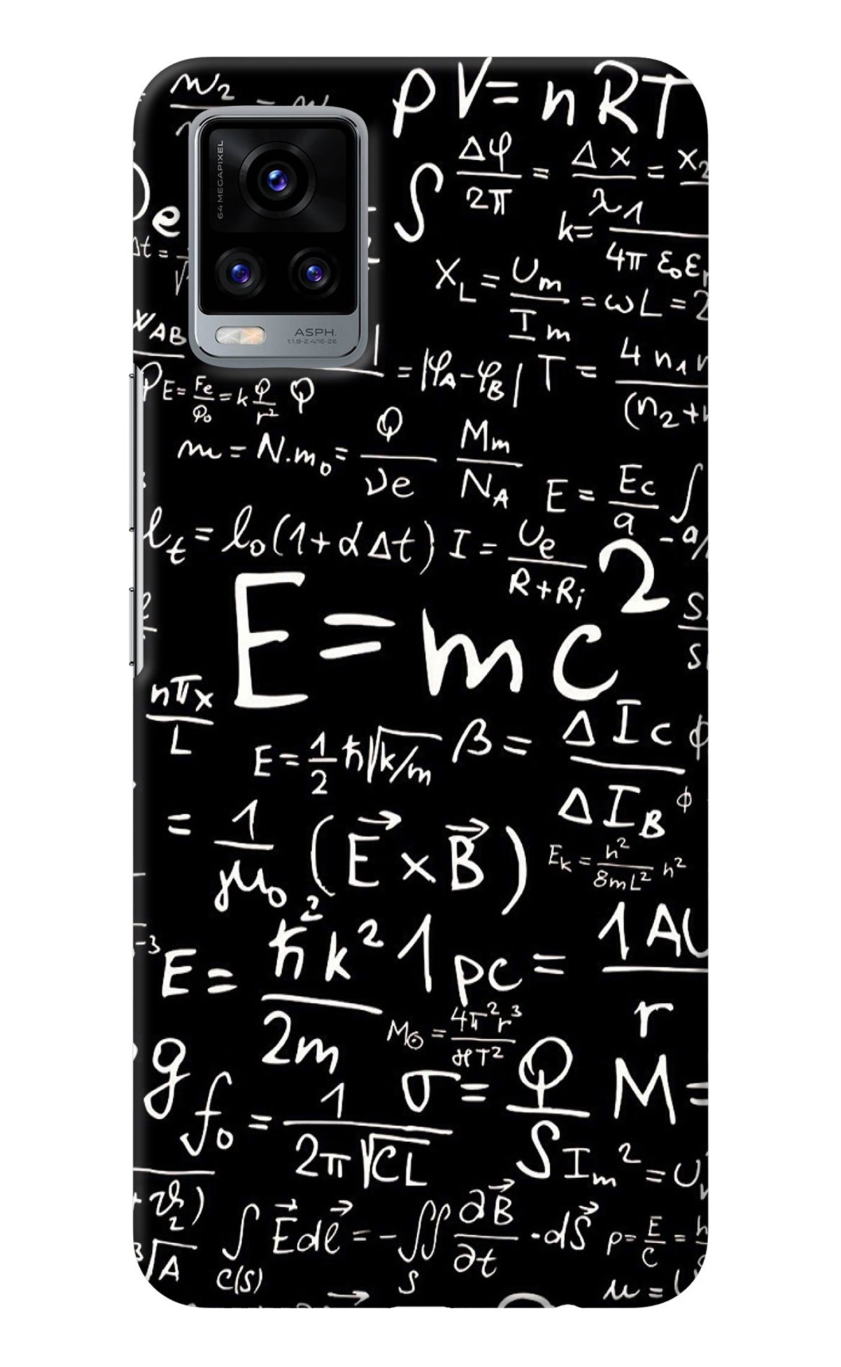 Physics Albert Einstein Formula Vivo V20 Back Cover