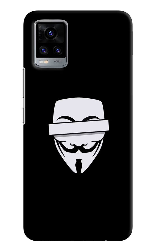 Anonymous Face Vivo V20 Hard Case Back Cover by Casekaro