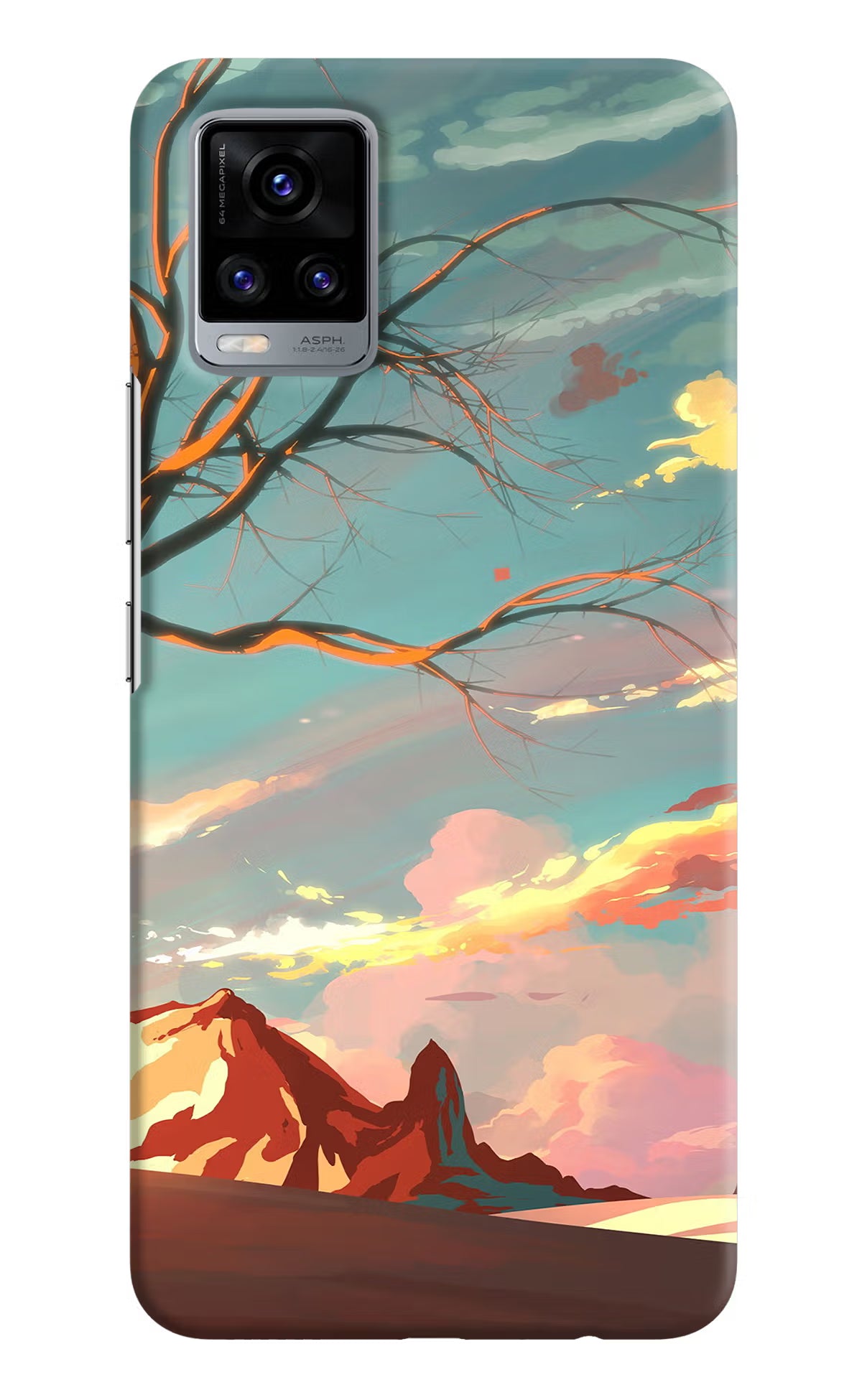 Scenery Vivo V20 Hard Case Back Cover by Casekaro