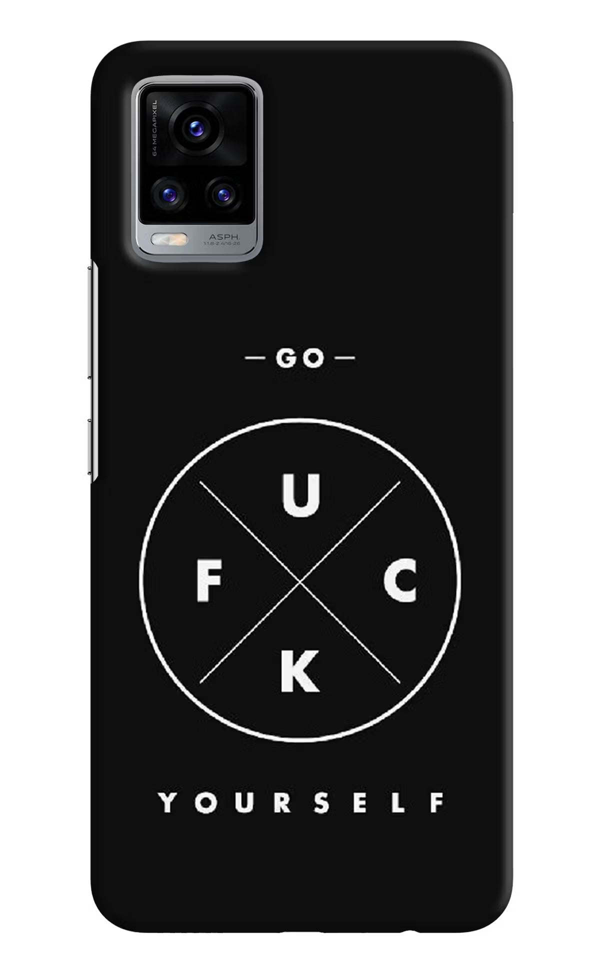 Go Fuck Yourself Vivo V20 Hard Case Back Cover by Casekaro
