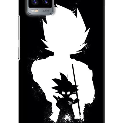 Goku Shadow Vivo V20 Hard Case Back Cover by Casekaro