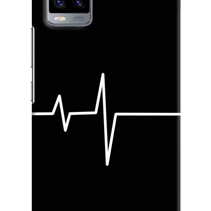 Heart Beats Vivo V20 Hard Case Back Cover by Casekaro